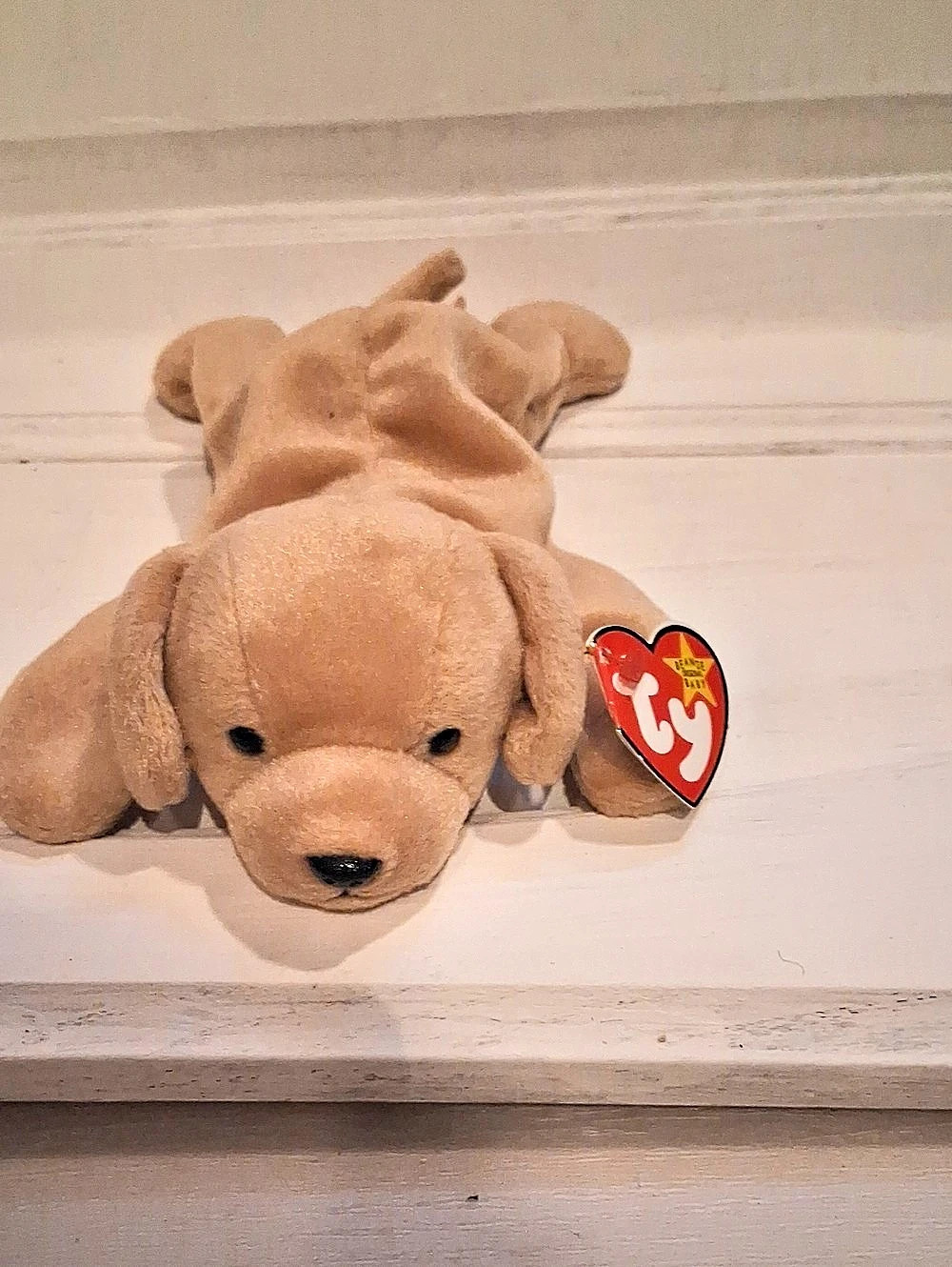 Ty Fetch the Dog Brown Plush Dog NWT